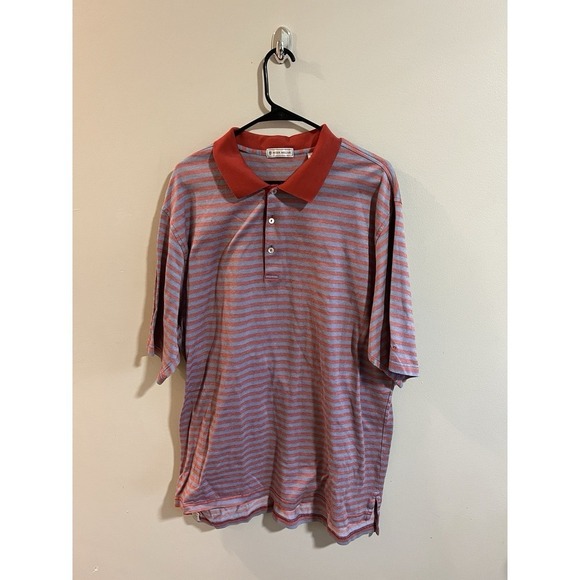 Peter Millar Other - Peter Millar Golf Striped Polo Shirt Mens XXLarge Short Sleeve